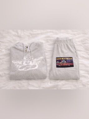 Boys Lie Heart Racer Crewneck and Sweat pants